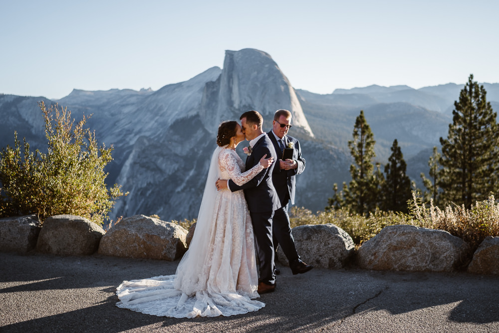 Glacier Point Wedding Vows and Peaks
