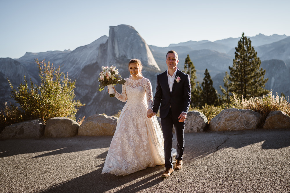 Glacier Point Wedding Vows and Peaks