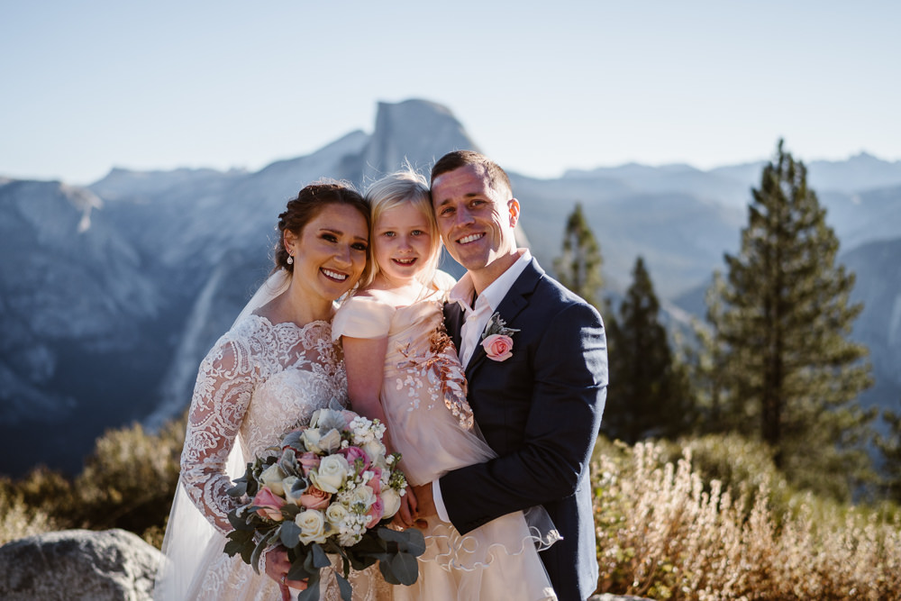 Glacier Point Wedding Vows and Peaks