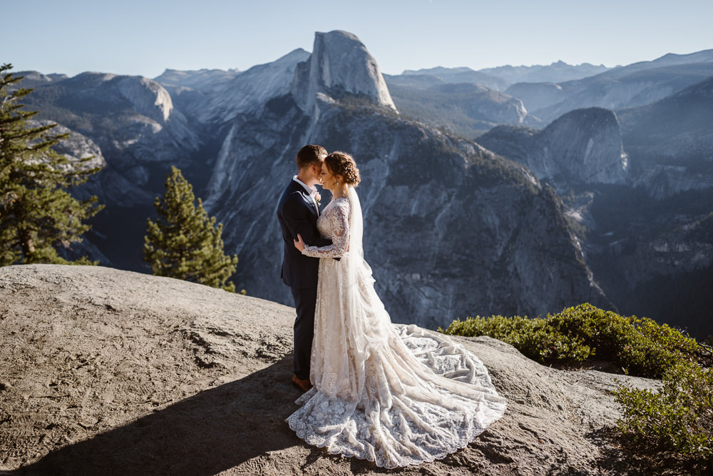 Glacier Point Wedding Vows and Peaks