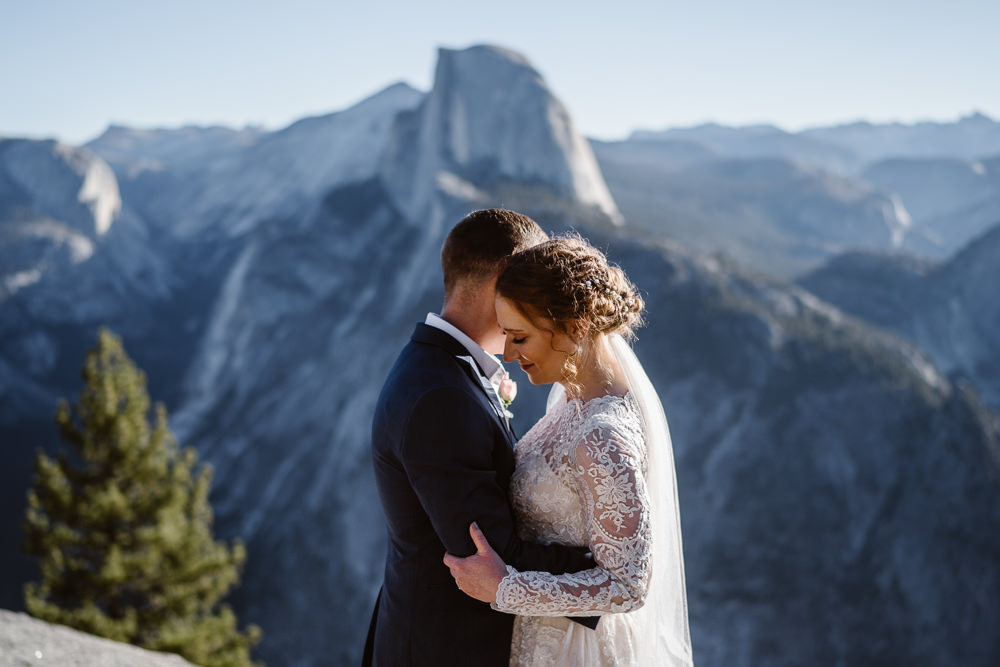 Glacier Point Wedding Vows and Peaks
