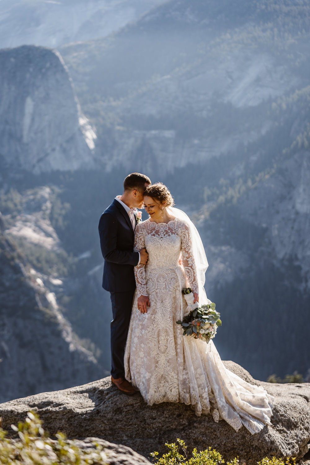 Glacier Point Wedding Vows and Peaks