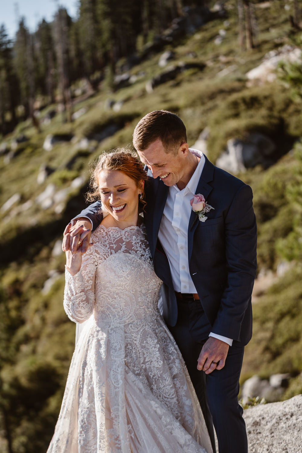 Glacier Point Wedding Vows and Peaks