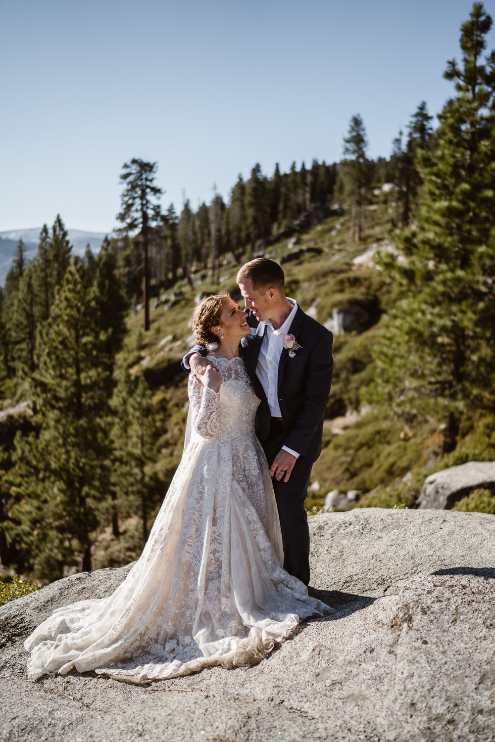 Glacier Point Wedding Vows and Peaks