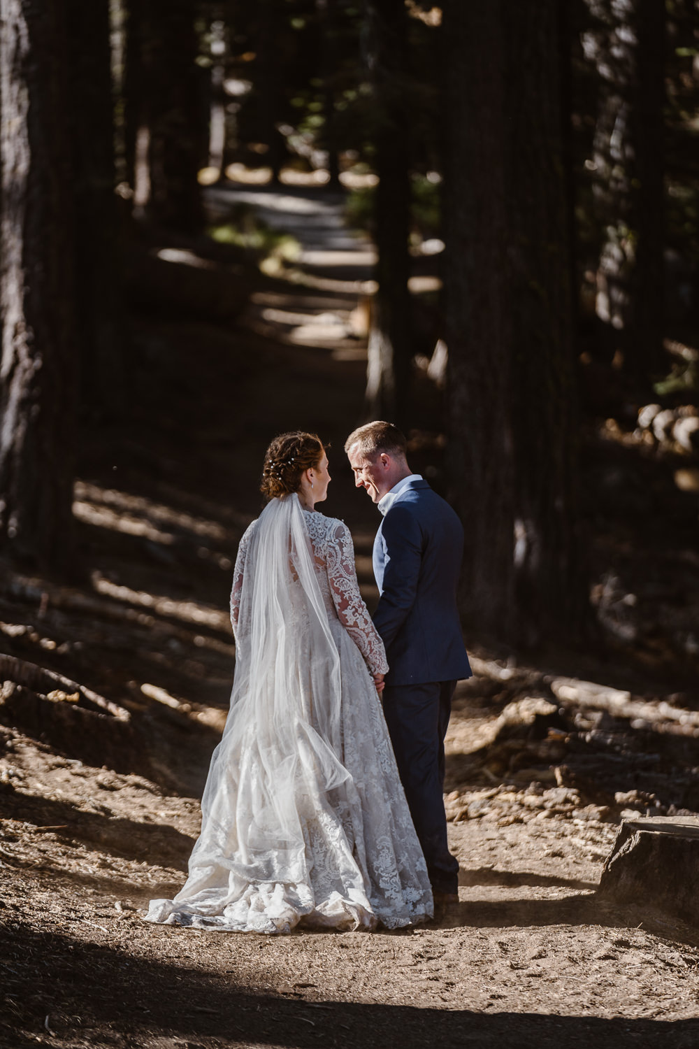 Glacier Point Wedding Vows and Peaks