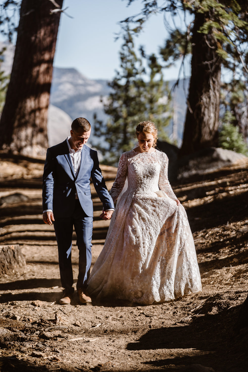 Glacier Point Wedding Vows and Peaks