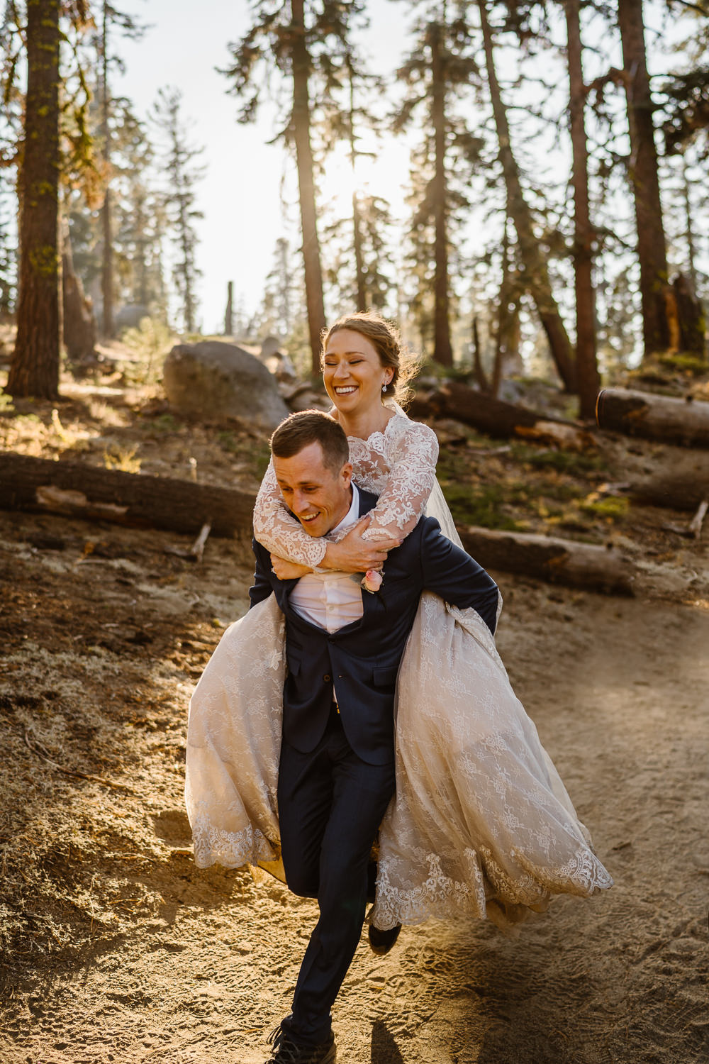 Glacier Point Wedding Vows and Peaks