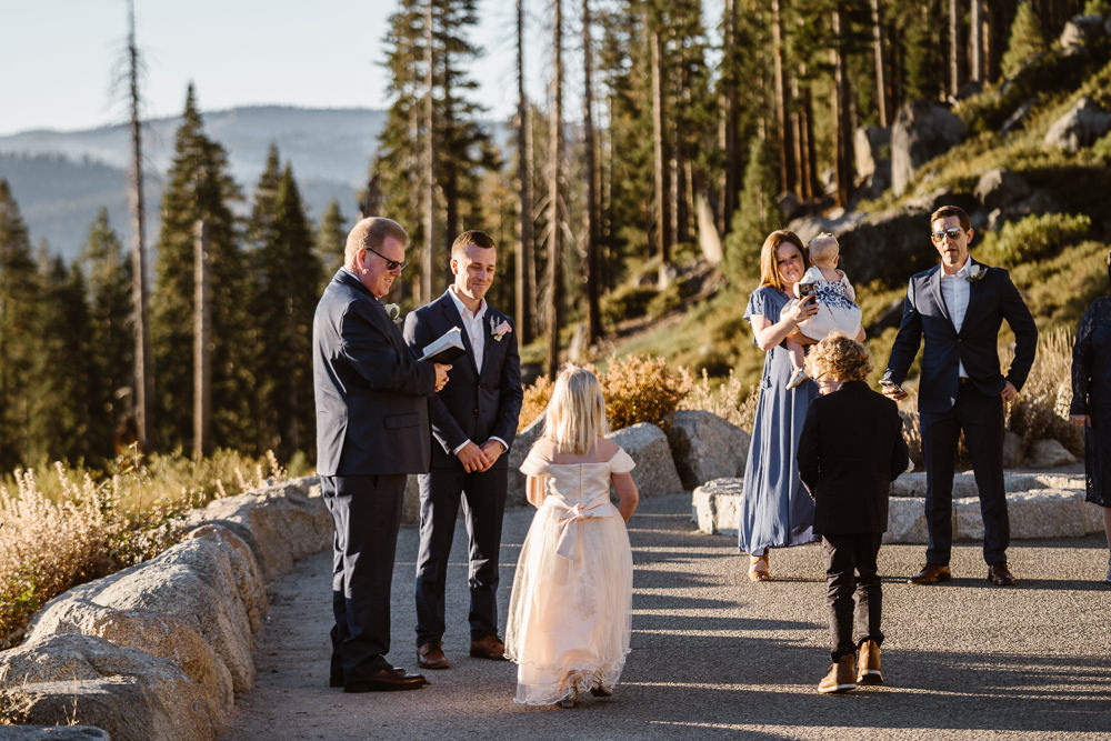 Glacier Point Wedding Vows and Peaks