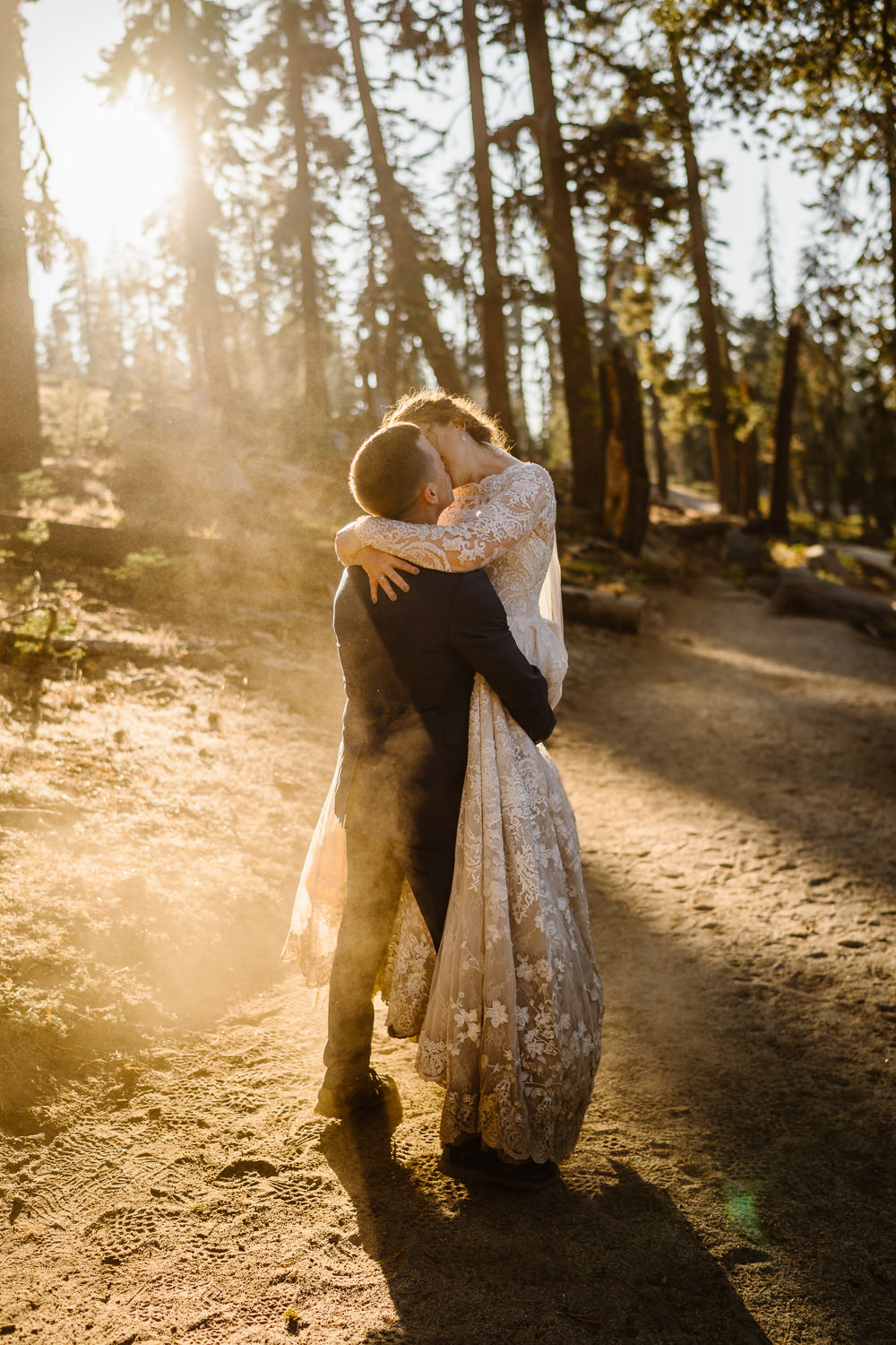 Glacier Point Wedding Vows and Peaks