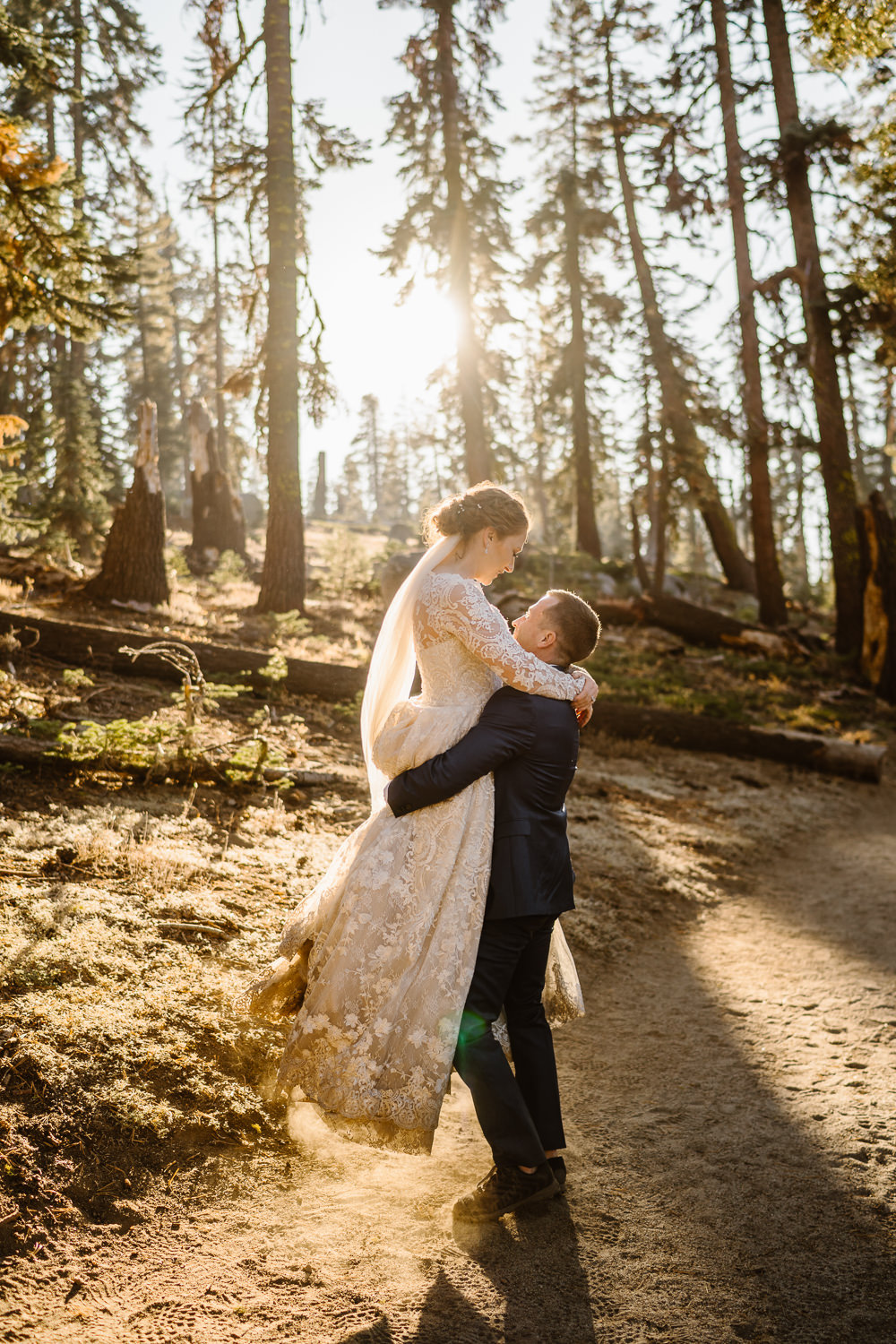 Glacier Point Wedding Vows and Peaks
