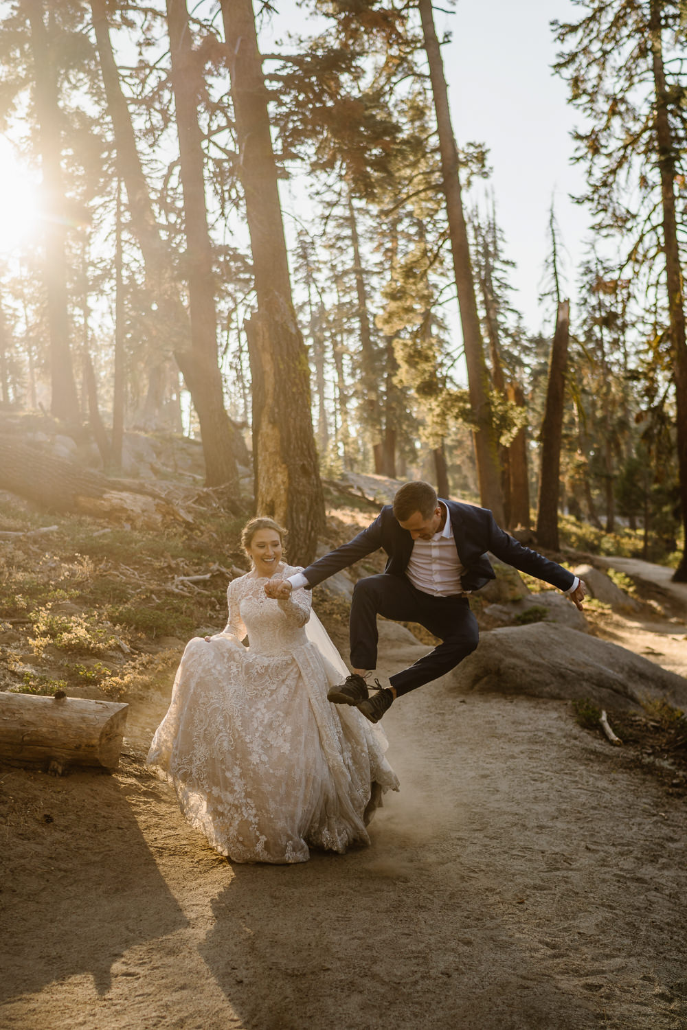 Glacier Point Wedding Vows and Peaks