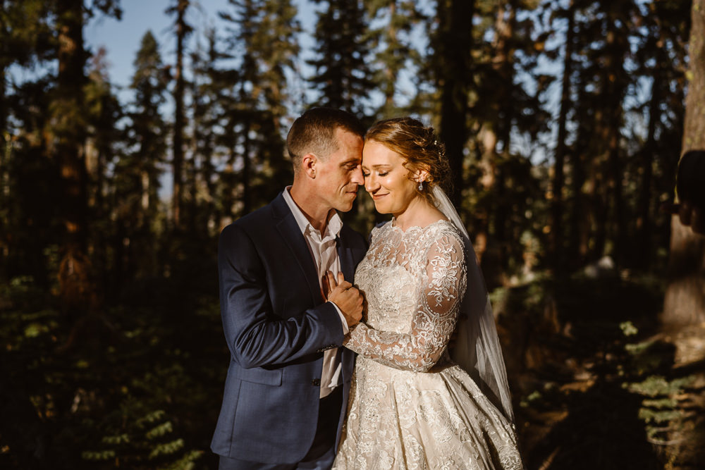 Glacier Point Wedding Vows and Peaks