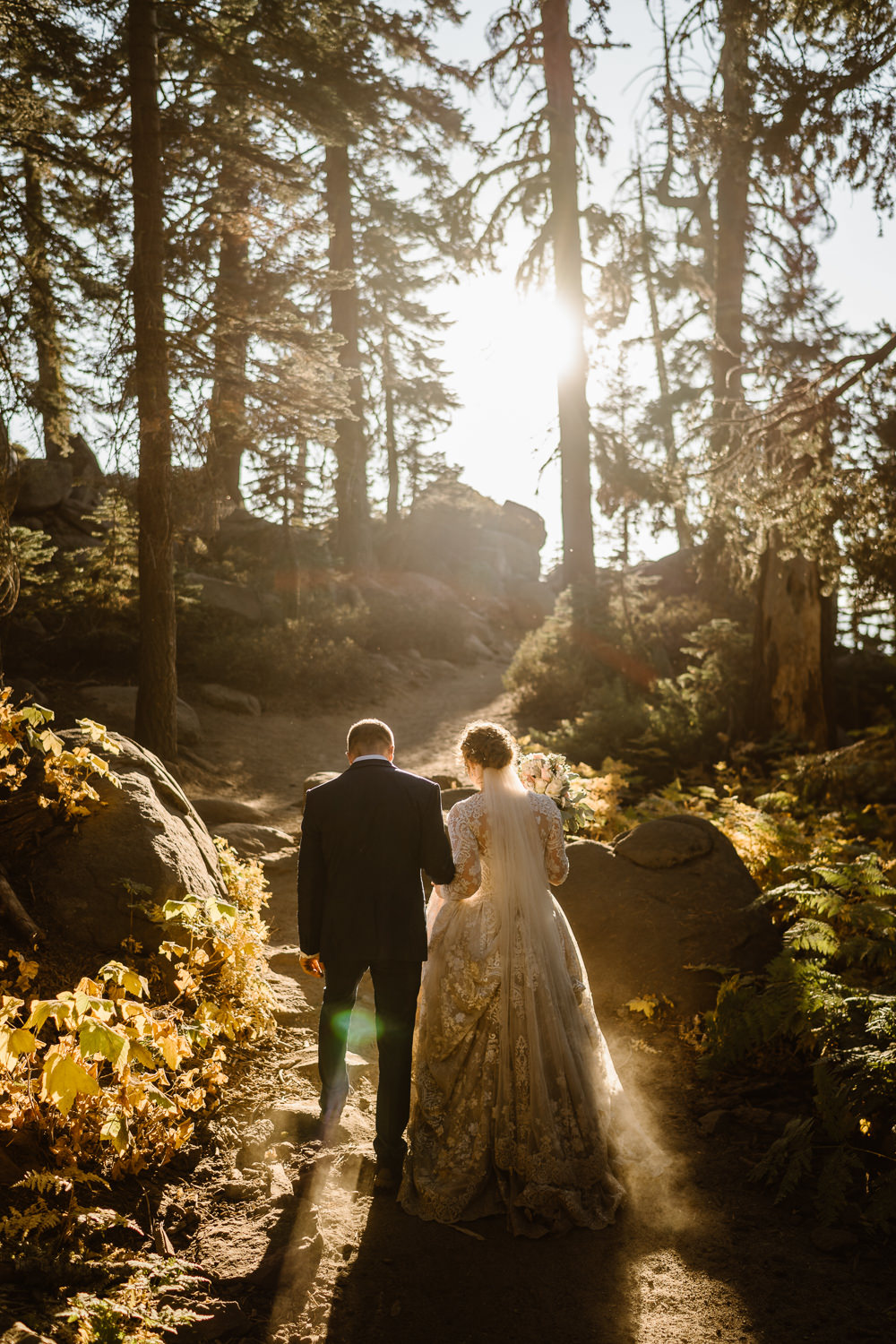 Glacier Point Wedding Vows and Peaks