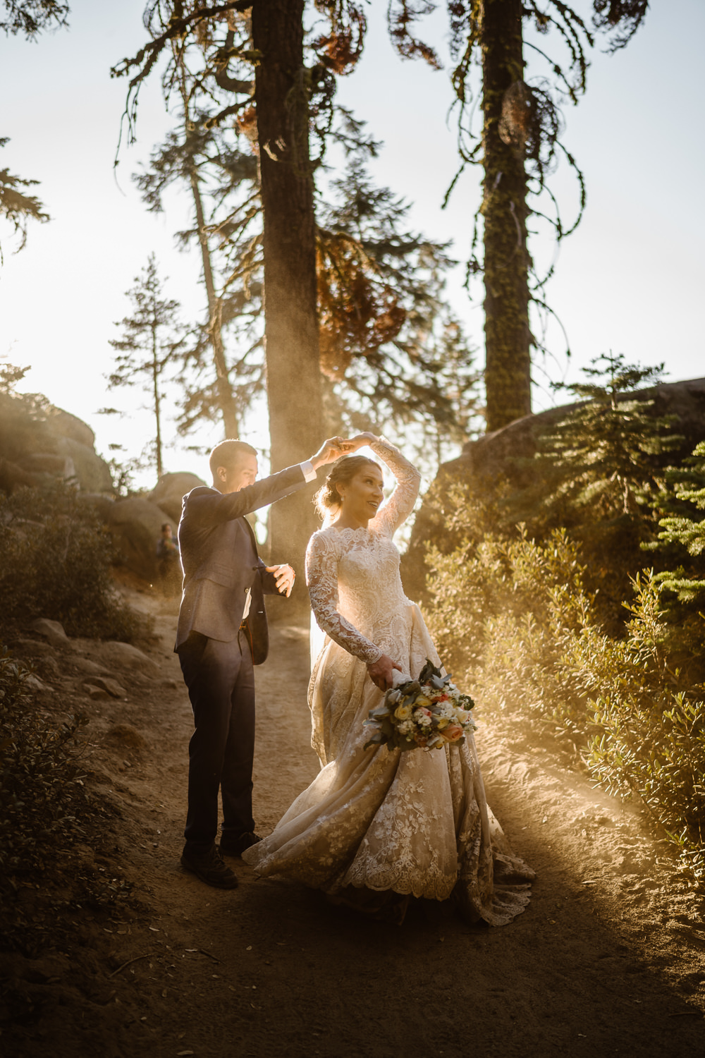 Glacier Point Wedding Vows and Peaks
