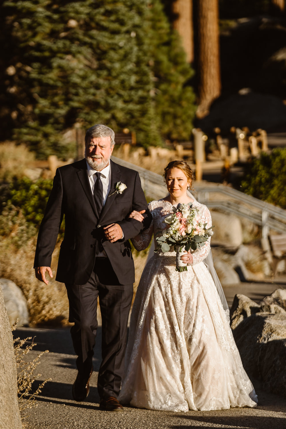 Glacier Point Wedding Vows and Peaks