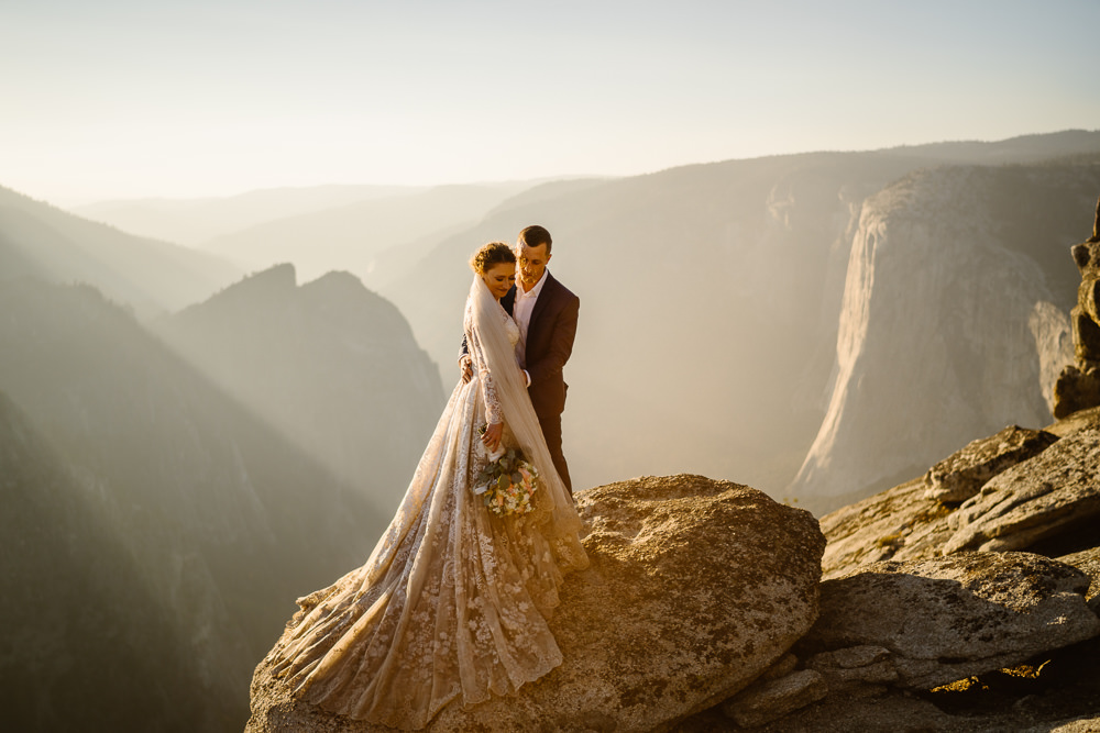 Glacier Point Wedding Vows and Peaks