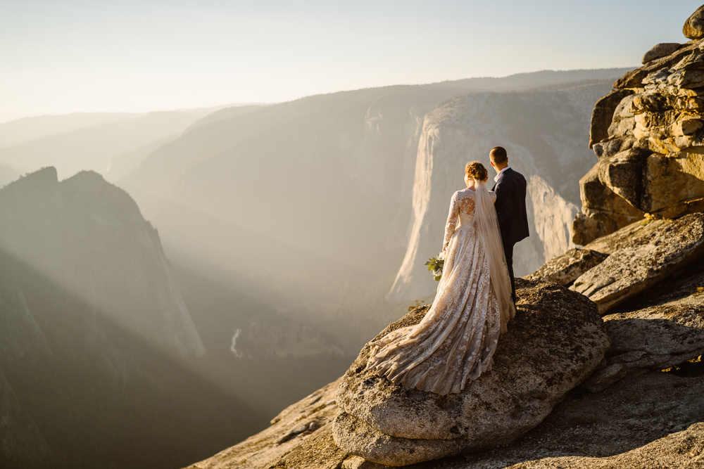 Glacier Point Wedding Vows and Peaks