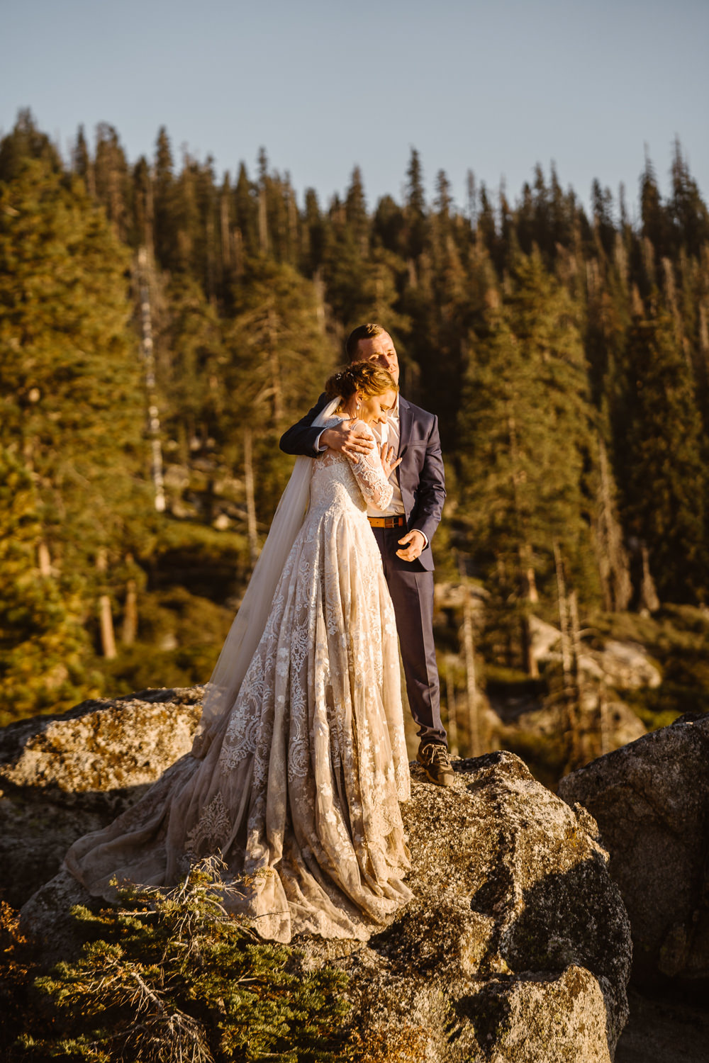Glacier Point Wedding Vows and Peaks