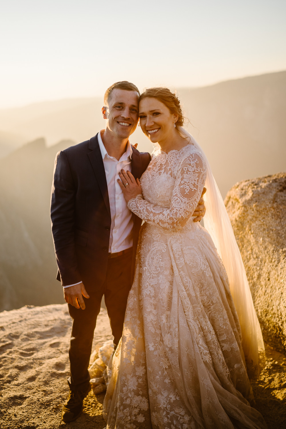 Glacier Point Wedding Vows and Peaks
