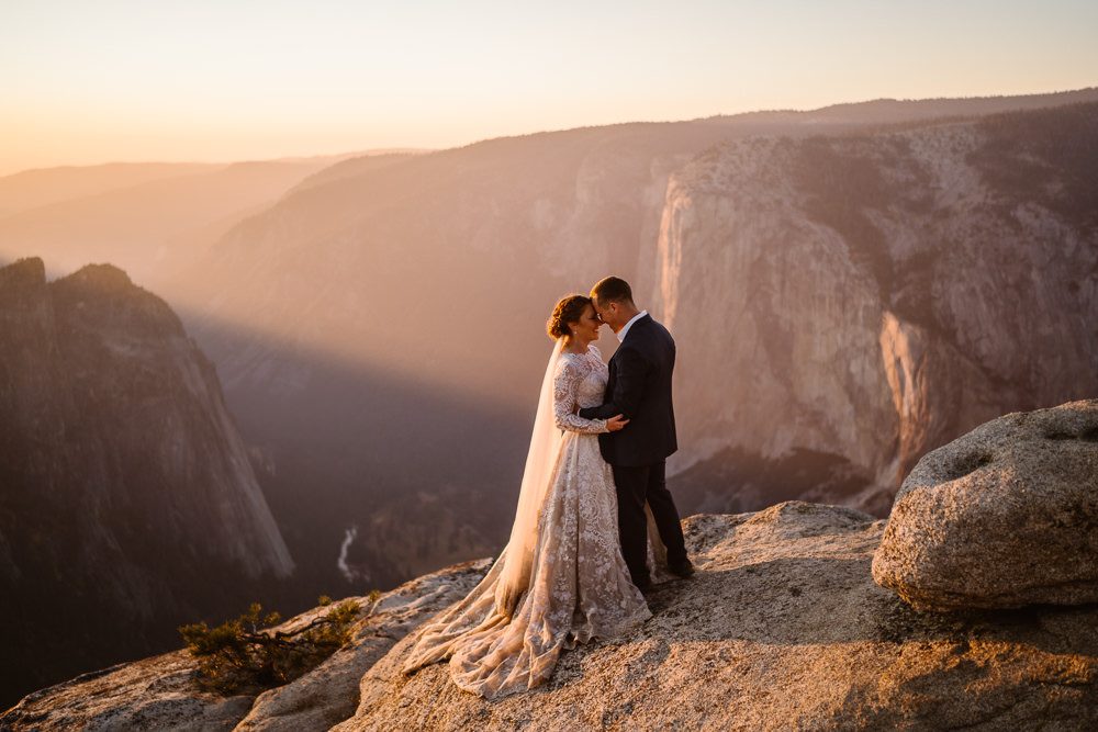 Glacier Point Wedding Vows and Peaks