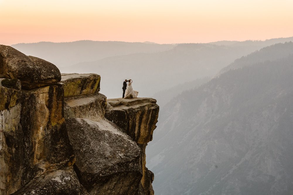 Glacier Point Wedding Vows and Peaks