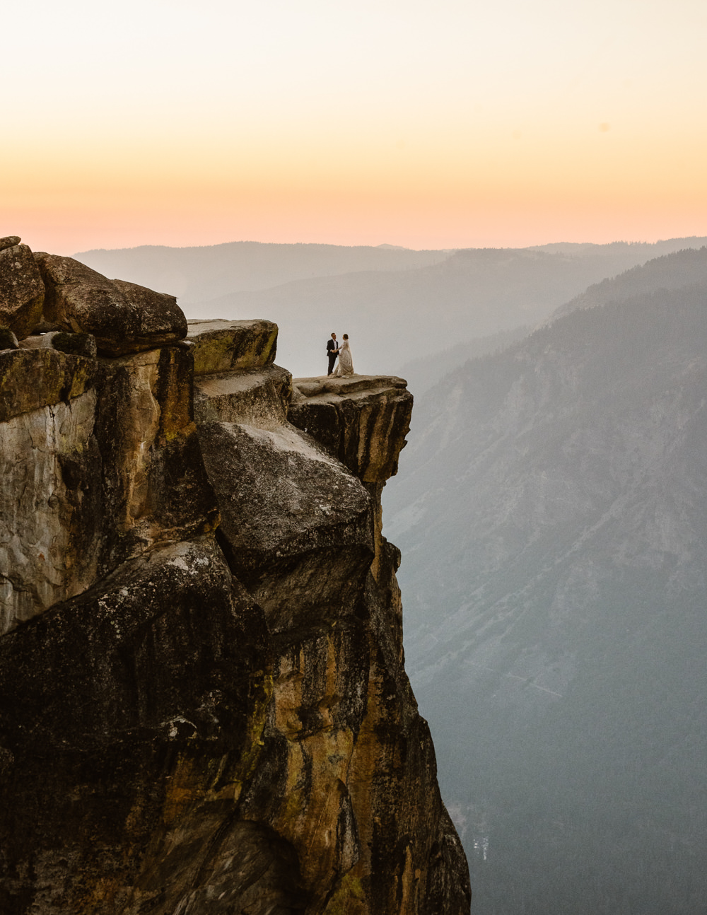 Glacier Point Wedding Vows and Peaks