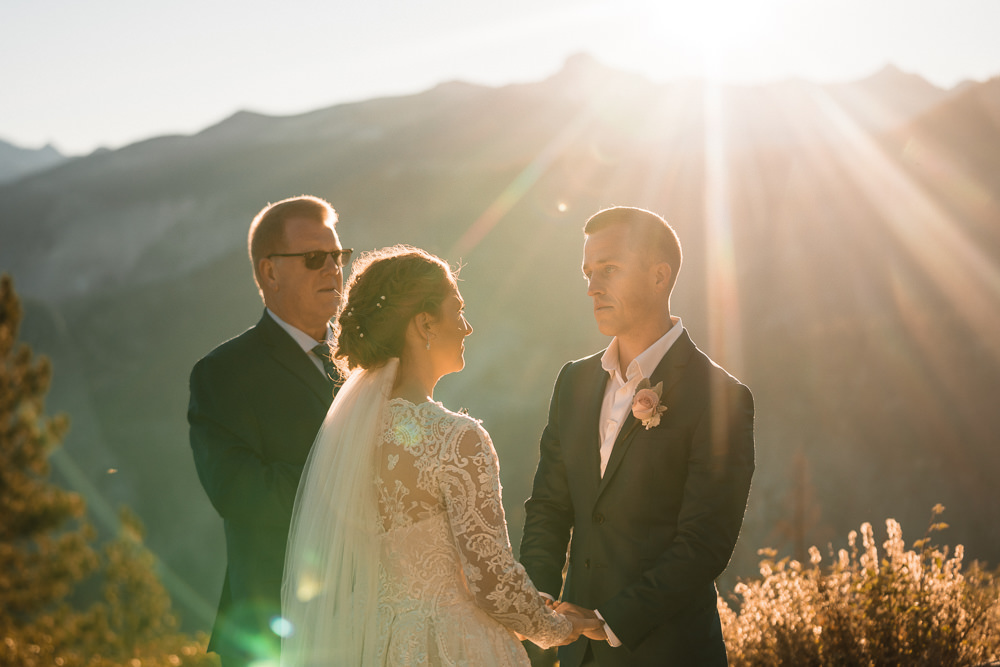 Glacier Point Wedding Vows and Peaks