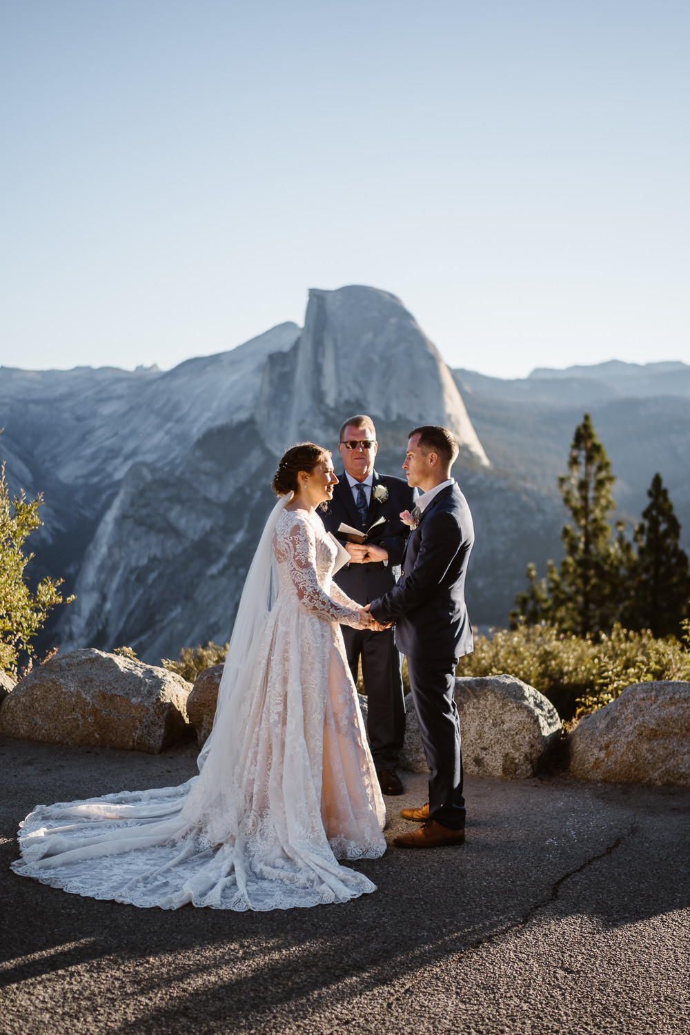 Glacier Point Wedding Vows and Peaks