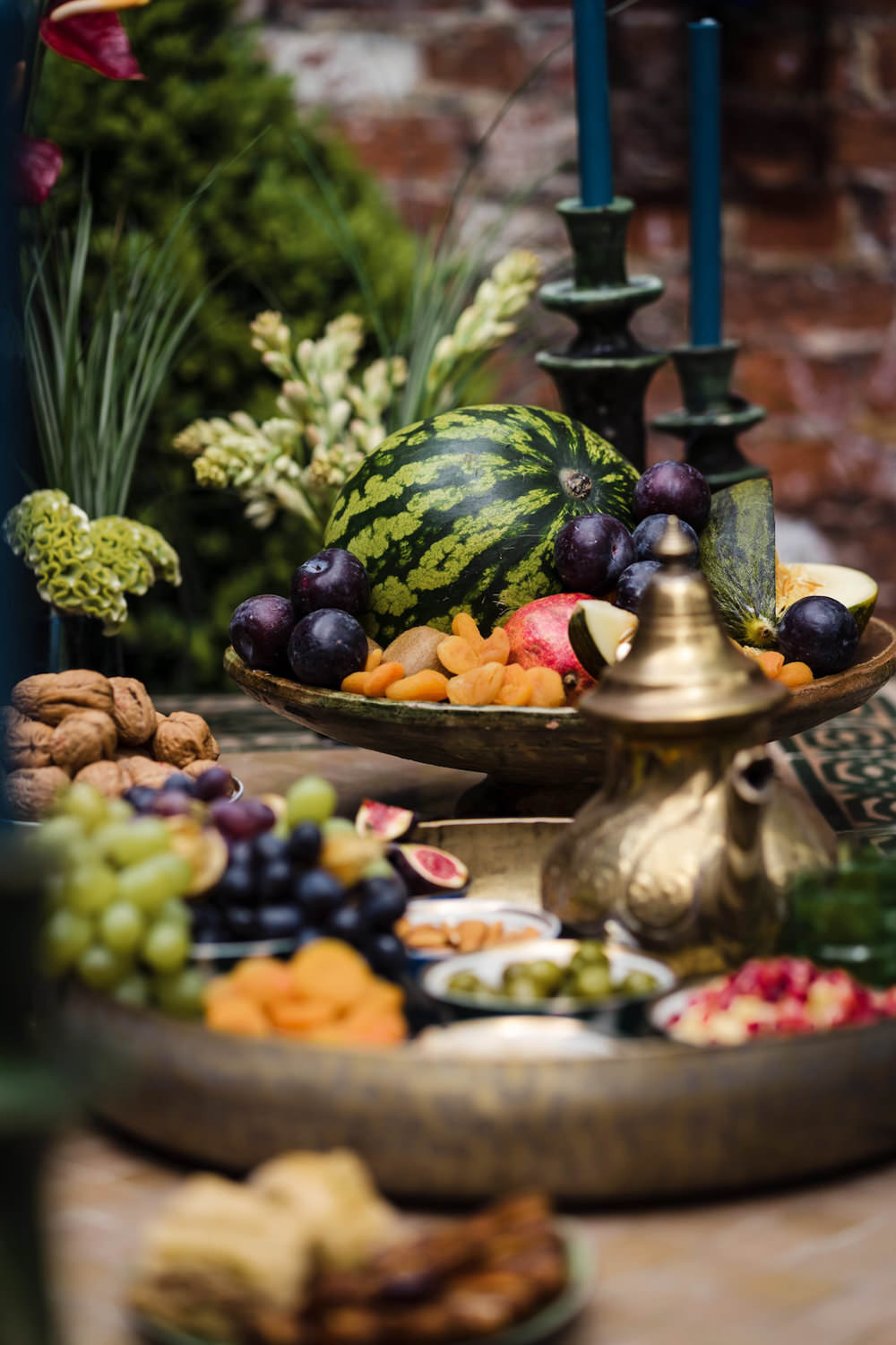 Grazing Table Sharing Platter Jewel Tone Wedding Ideas Laura May Photography