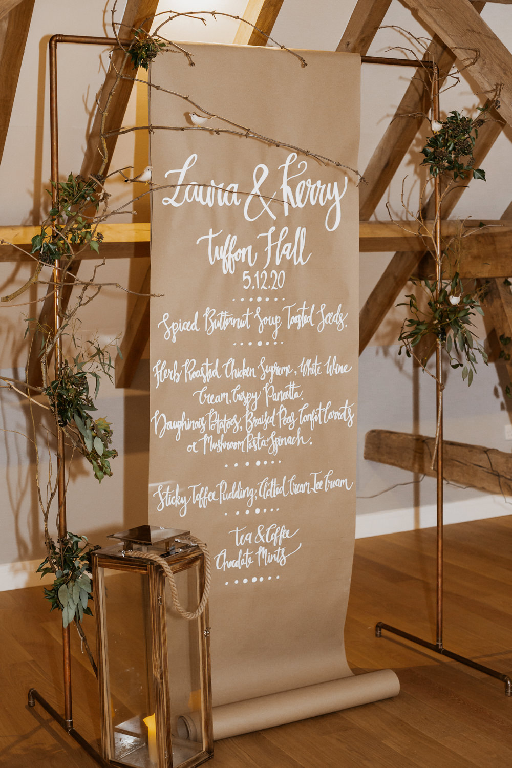 Sign Signs Signage Silver Blue Wedding Laura Coughlan