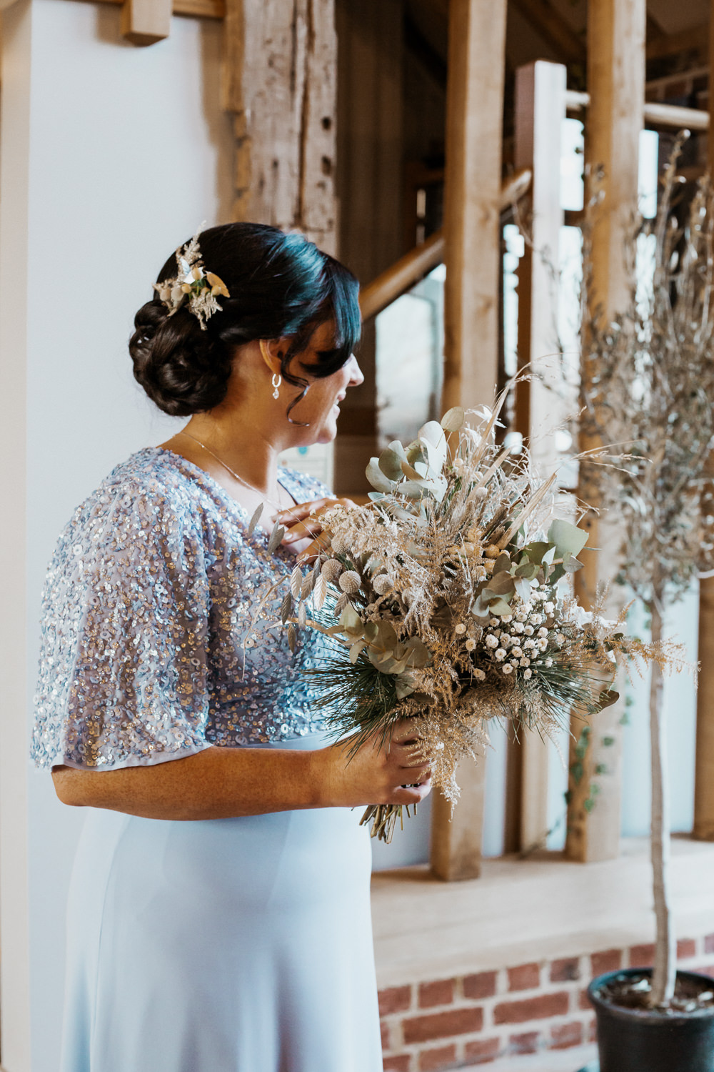 Silver Blue Wedding Laura Coughlan