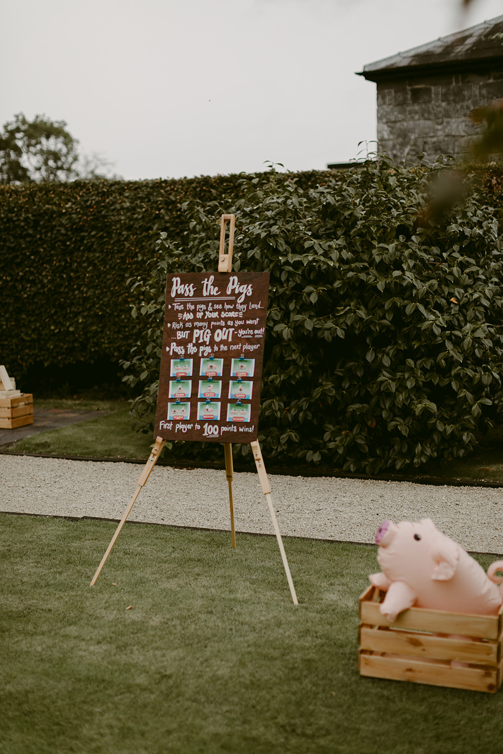 Fete Games Garden Lawn Tullyveery House Wedding Adam and Grace