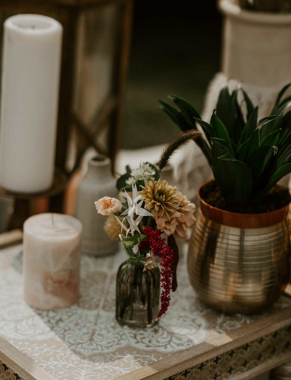 Decor Flowers Pot Plants Van Life Wedding Sarah Taylor Photo Film