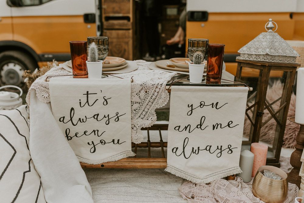 Banners Signs Van Life Wedding Sarah Taylor Photo Film