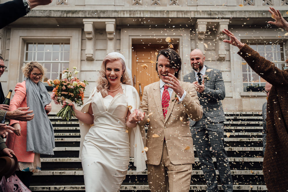 Confetti Throw Vintage London Wedding The Shannons Photography