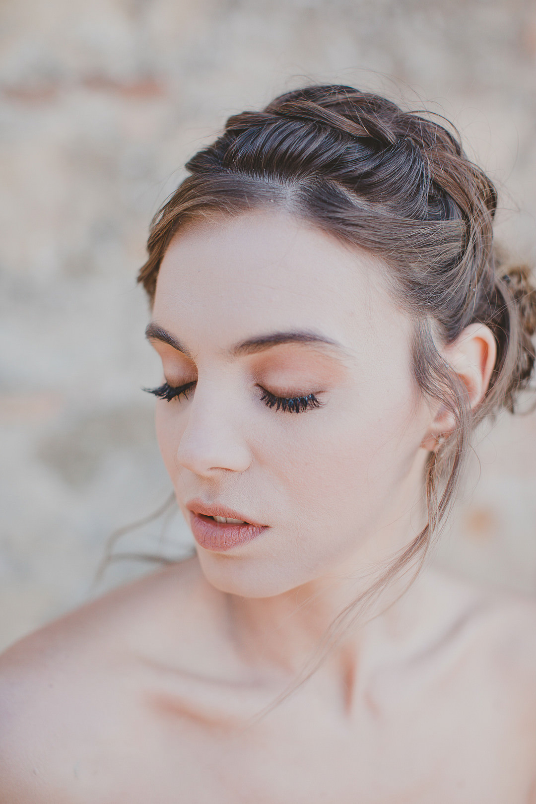 Bride Bridal Make Up Whimsical Tuscany Wedding Sofia Balli