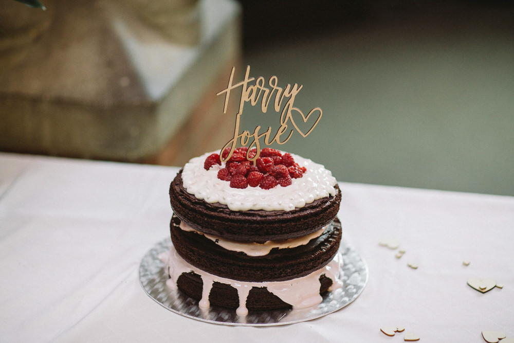 Naked Cake Topper Autumn Village Wedding Hannah Christine Photography