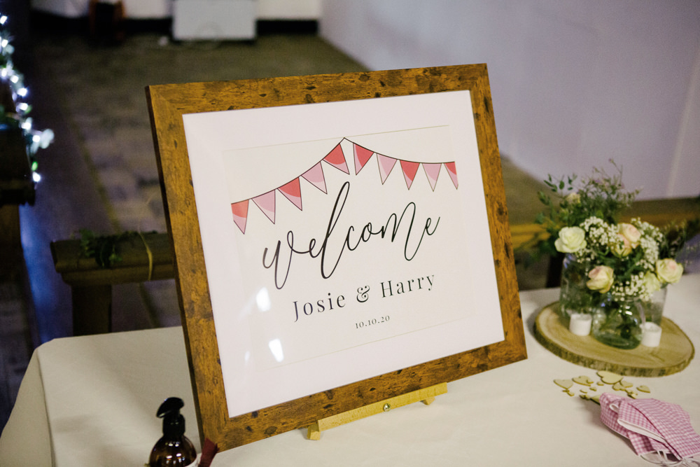 Sign Signs Signage Autumn Village Wedding Hannah Christine Photography