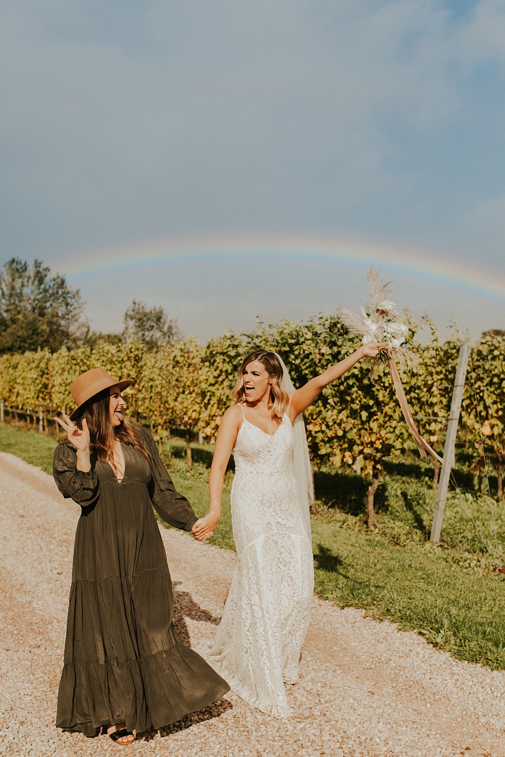 Bridesmaid Black Boho Dress Bridesmaids Dresses Brickhouse Vineyard Wedding Darina Stoda Photography