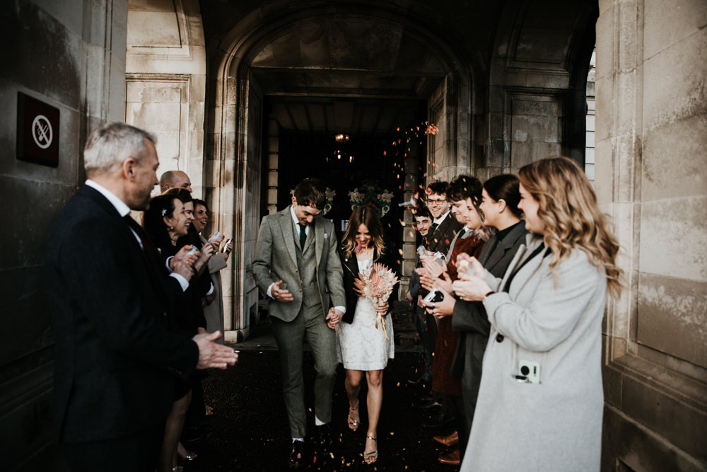 Confetti Cardiff City Hall Wedding Francesca Hill Photography
