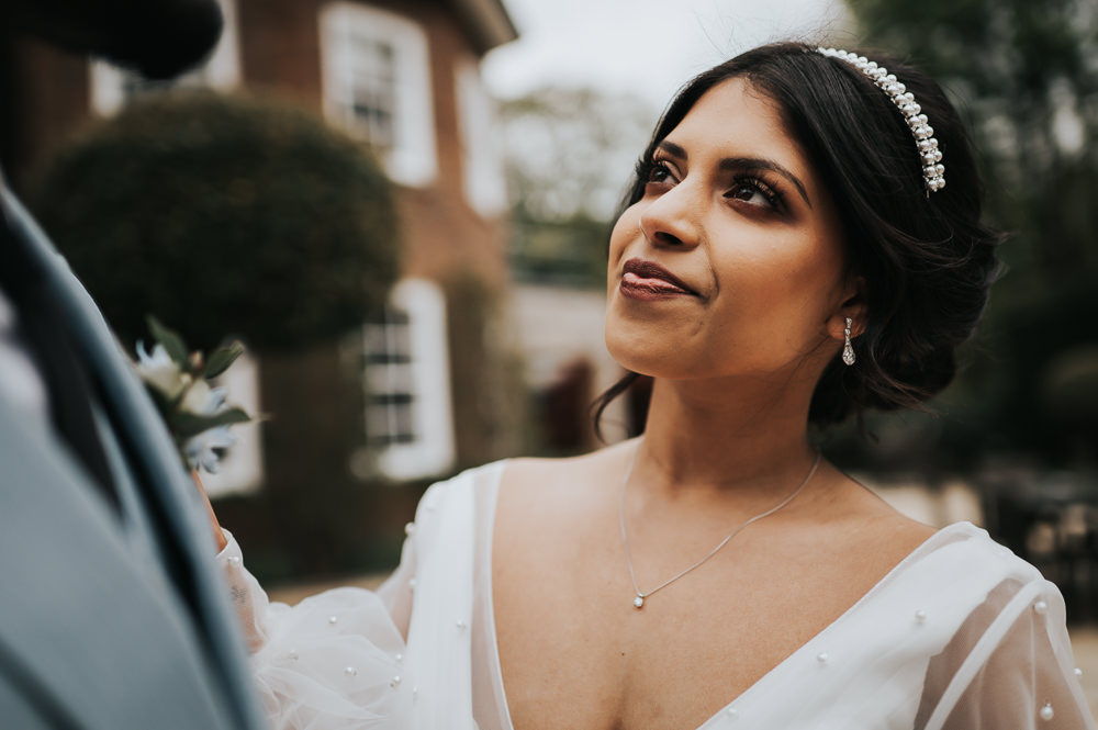 Bride Bridal Make Up Dusky Blue Wedding SJP Photography