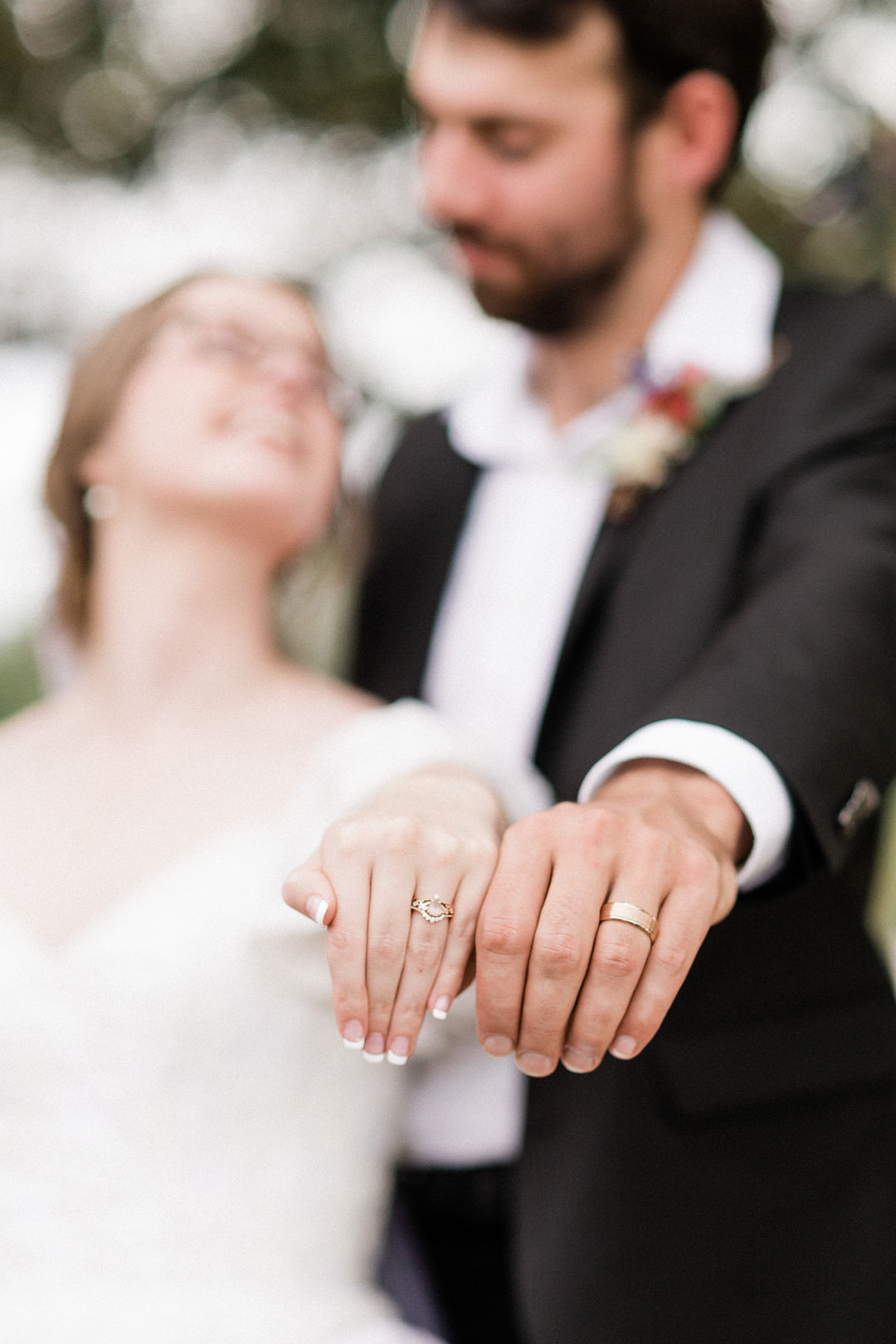 Rings Bands Farm Wedding Washington Beauty & Beard Photography