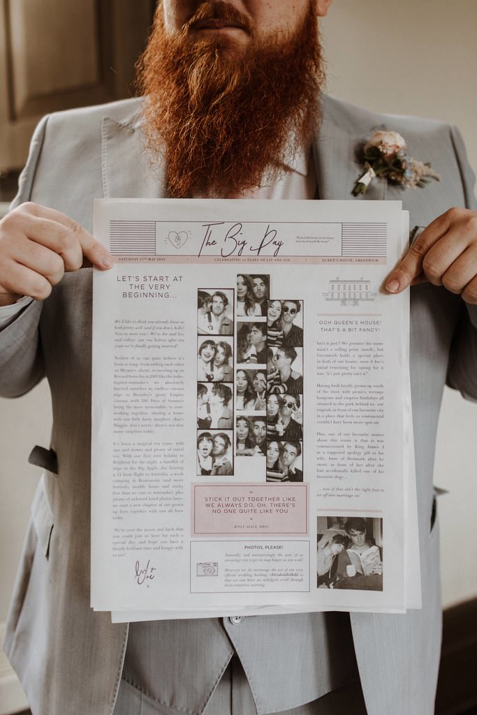 Newspaper Club Custom Wedding Stationery