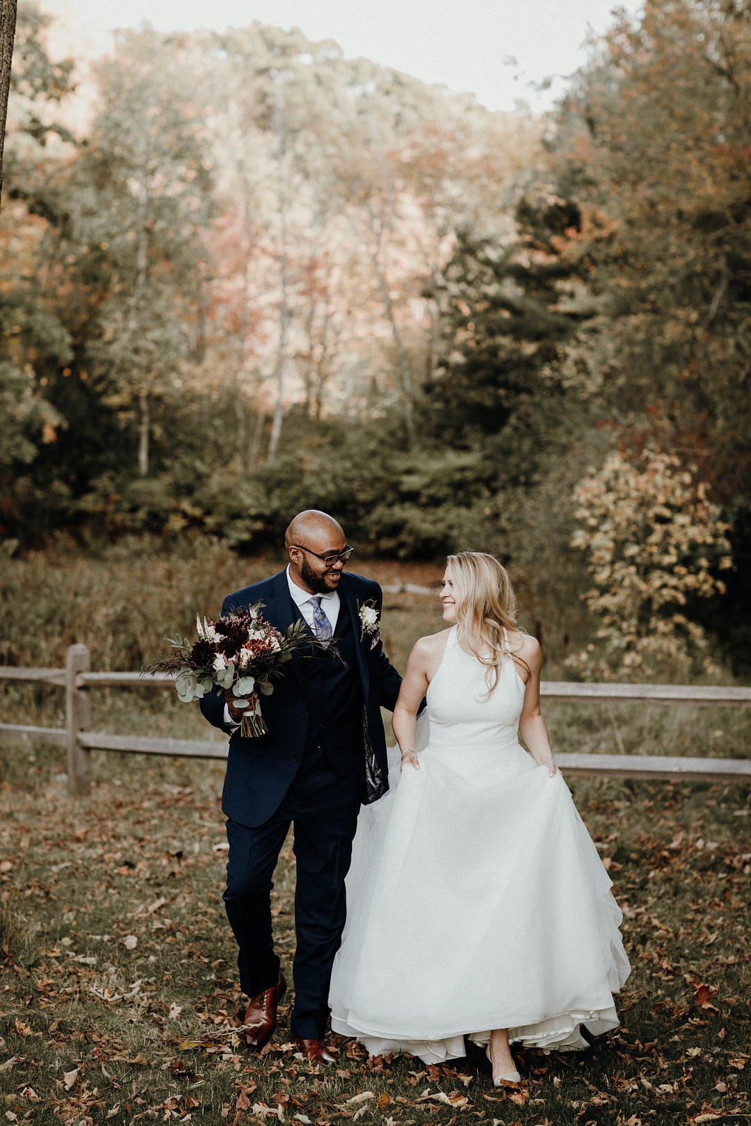 New England Fall Wedding Flavio D Photography