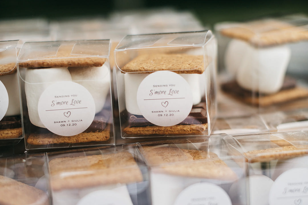 Smores Favours Ontario Micro Wedding Cacie Carroll Photography