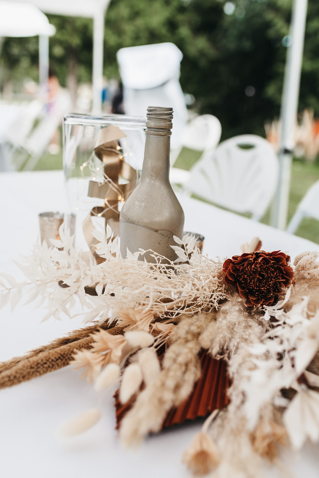 Centrepiece Decor Ontario Micro Wedding Cacie Carroll Photography