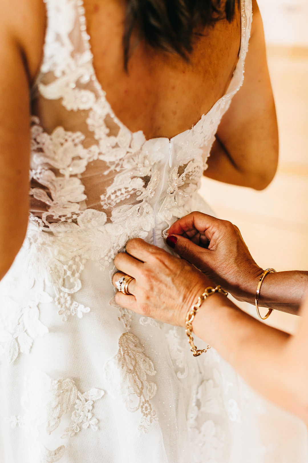 Dress Gown Bride Bridal Floral Ontario Micro Wedding Cacie Carroll Photography