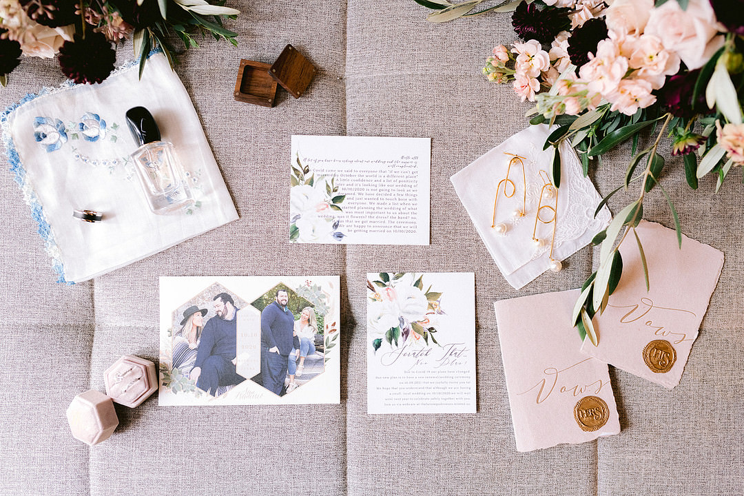 Stationery Invite Invitations Floral San Rafael Wedding Apollo Fotografie