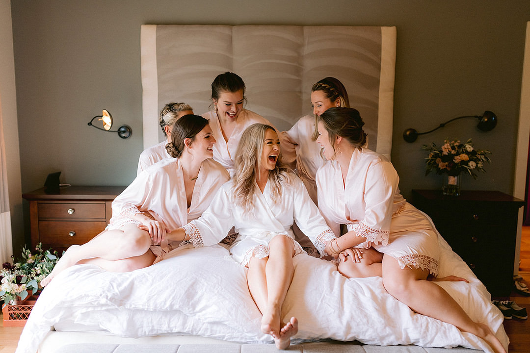 Bride Bridesmaids Dressing Gowns Robes San Rafael Wedding Apollo Fotografie