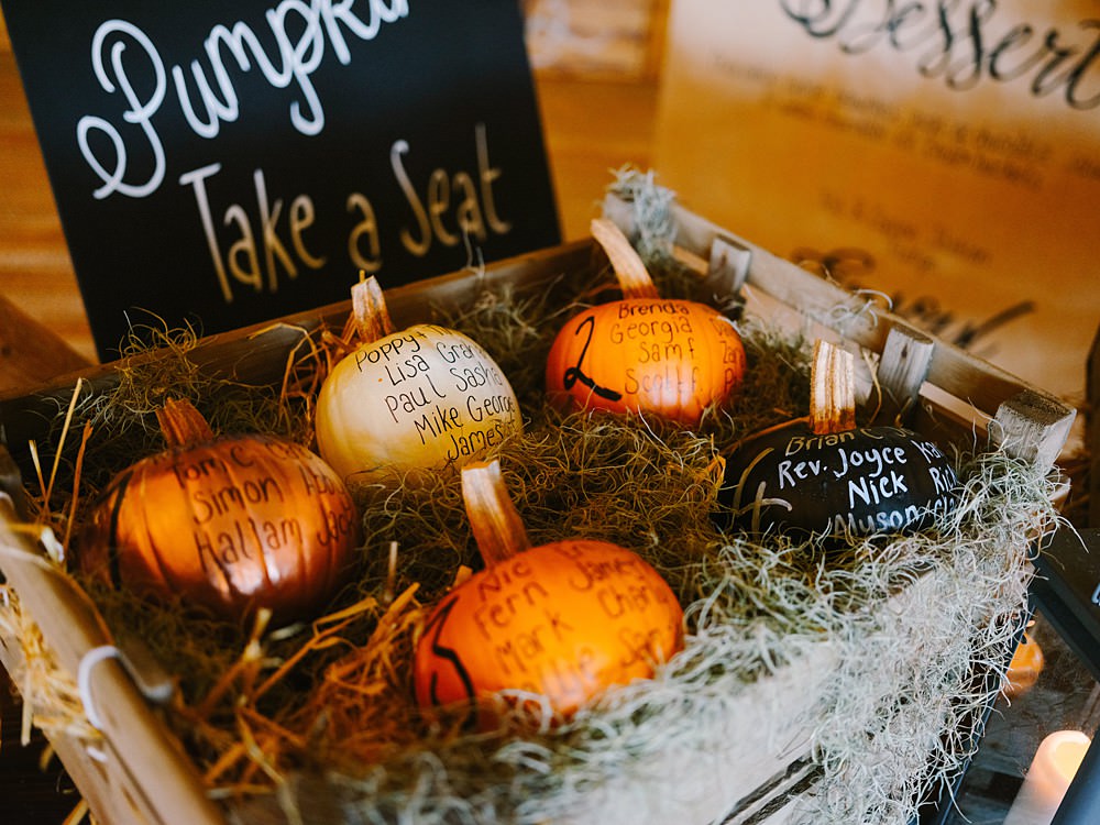 Table Plan Seating Chart Pumpkins Tipi Farm Wedding The Edge Photography